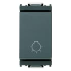 VIMAR SPA - VIW16081 PULSANTE 1P NO 10A LUCE GRIGIO