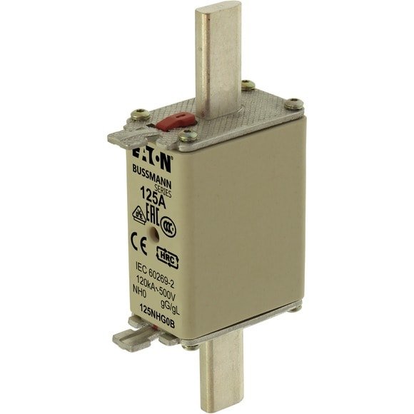 EATON - EAO125NHG0B 125NHG0B NH00, GG-GL, 125A, 500VAC, PLAC