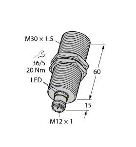 TURCK BANNER SRL - TUK1610032 RU40U-M30M-2UP8X2-H1151