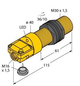 TURCK BANNER SRL - TUK16116 BI10-P30SR-AP6X