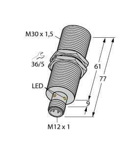 TURCK BANNER SRL - TUK1615002 BI10NF-EM30HE-AP6X2-H1141