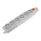 SCAME PARRE SPA - SCA161.60510.R PRESA PLURISTANDARD 6+4 USCITE + INT.