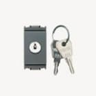 VIMAR SPA - VIW16180.CU PULSANTE 1P NO 16A +CHIAVE UNIF. GRIGIO