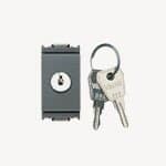 VIMAR SPA - VIW16180.CU PULSANTE 1P NO 16A +CHIAVE UNIF. GRIGIO