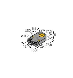 TURCK BANNER SRL - TUK1620100 BI3-Q06-AP6X2