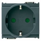 VIMAR SPA - VIW16208 Presa SICURY 2P+T 16A tedesco grigio
