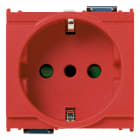 VIMAR SPA - VIW16209.R PRESA 2P+T 16A P30 ROSSO