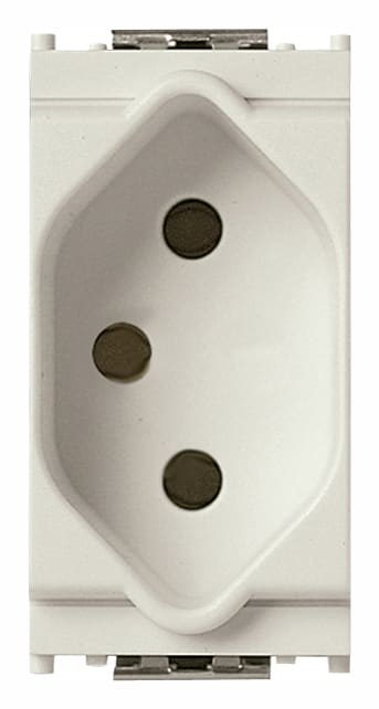 VIMAR SPA - VIW16226.B Presa 2P+T 10A svizzero tipo 13 bianco