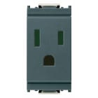 VIMAR SPA - VIW16242 Presa SICURY 2P+T 15A USA+SASO grigio
