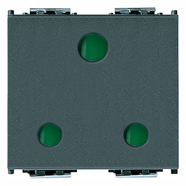 VIMAR SPA - VIW16258 Presa SICURY 2P+T 16A inglese grigio