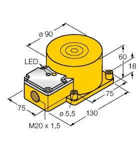 TURCK BANNER SRL - TUK1625834 NI100U-K90SR-VP4X2