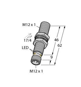 TURCK BANNER SRL - TUK1634845 BI4U-M12E-AP6X-H1141