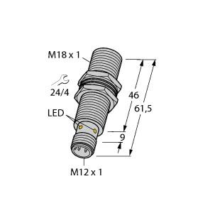 TURCK BANNER SRL - TUK1634945 BI8U-M18M-VP6X-H1141