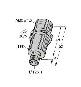 TURCK BANNER SRL - TUK1636340 BI10U-EM30-AP6X-H1141