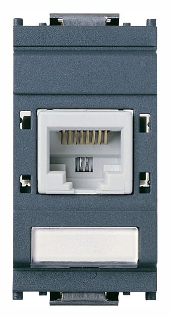 VIMAR SPA - VIW16365.1 PRESA RJ45 R&M CAT5E UTP GRIGIO