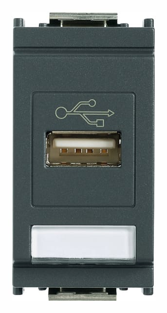 VIMAR SPA - VIW16368 PRESA USB GRIGIO