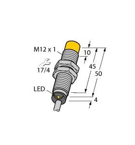 TURCK BANNER SRL - TUK1644100 NI8U-M12-AP6X