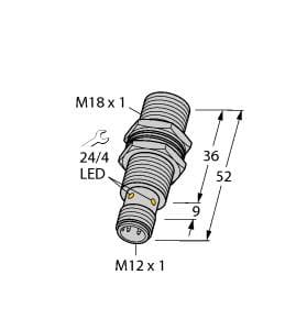 TURCK BANNER SRL - TUK1644730 BI8U-MT18-AP6X-H1141