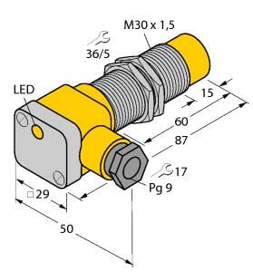 TURCK BANNER SRL - TUK1646420 NI20U-EG30SK-AN6X