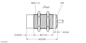 TURCK BANNER SRL - TUK1646630 NI30U-M30-AP6X