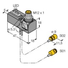 TURCK BANNER SRL - TUK1650039 NI2-K09-0.095/0.11-BDS-2AP6X3-H1141/S34