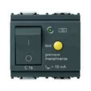 VIMAR SPA - VIW16511.16 INTERRUTTORE MTDIFF.1P+N C16 10MA GRIGIO