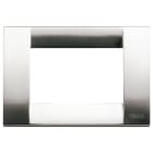 VIMAR SPA - VIW16733.34 Placca Classica 3M nichel spazzolato