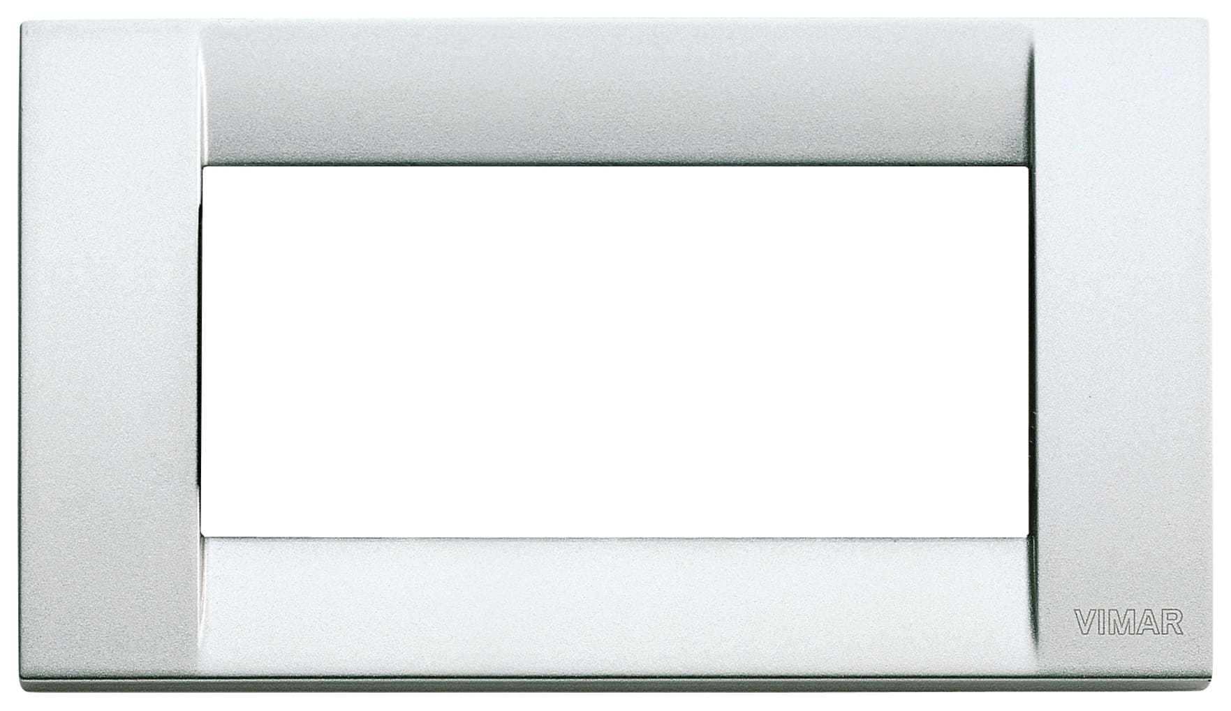 VIMAR SPA - VIW16734.21 Placca Classica 4M argento metall.