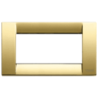 VIMAR SPA - VIW16734.32 PLACCA CLASSICA 4M ORO LUCIDO
