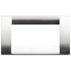 VIMAR SPA - VIW16734.34 PLACCA CLASSICA 4M NICHEL SPAZZOLATO