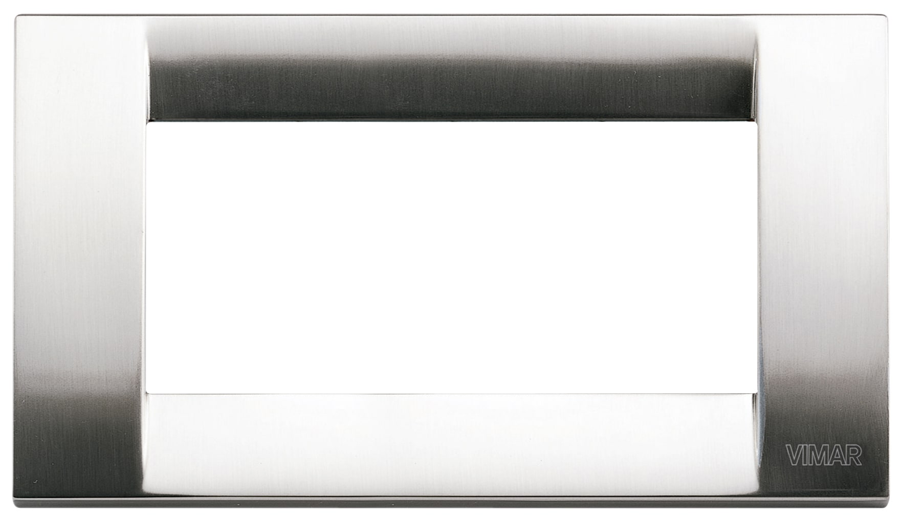VIMAR SPA - VIW16734.34 PLACCA CLASSICA 4M NICHEL SPAZZOLATO