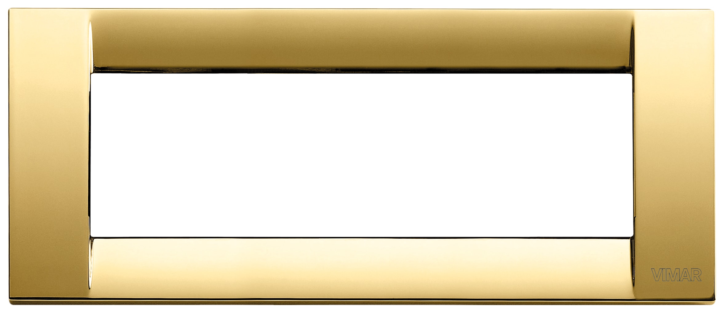 VIMAR SPA - VIW16736.32 PLACCA CLASSICA 6M ORO LUCIDO