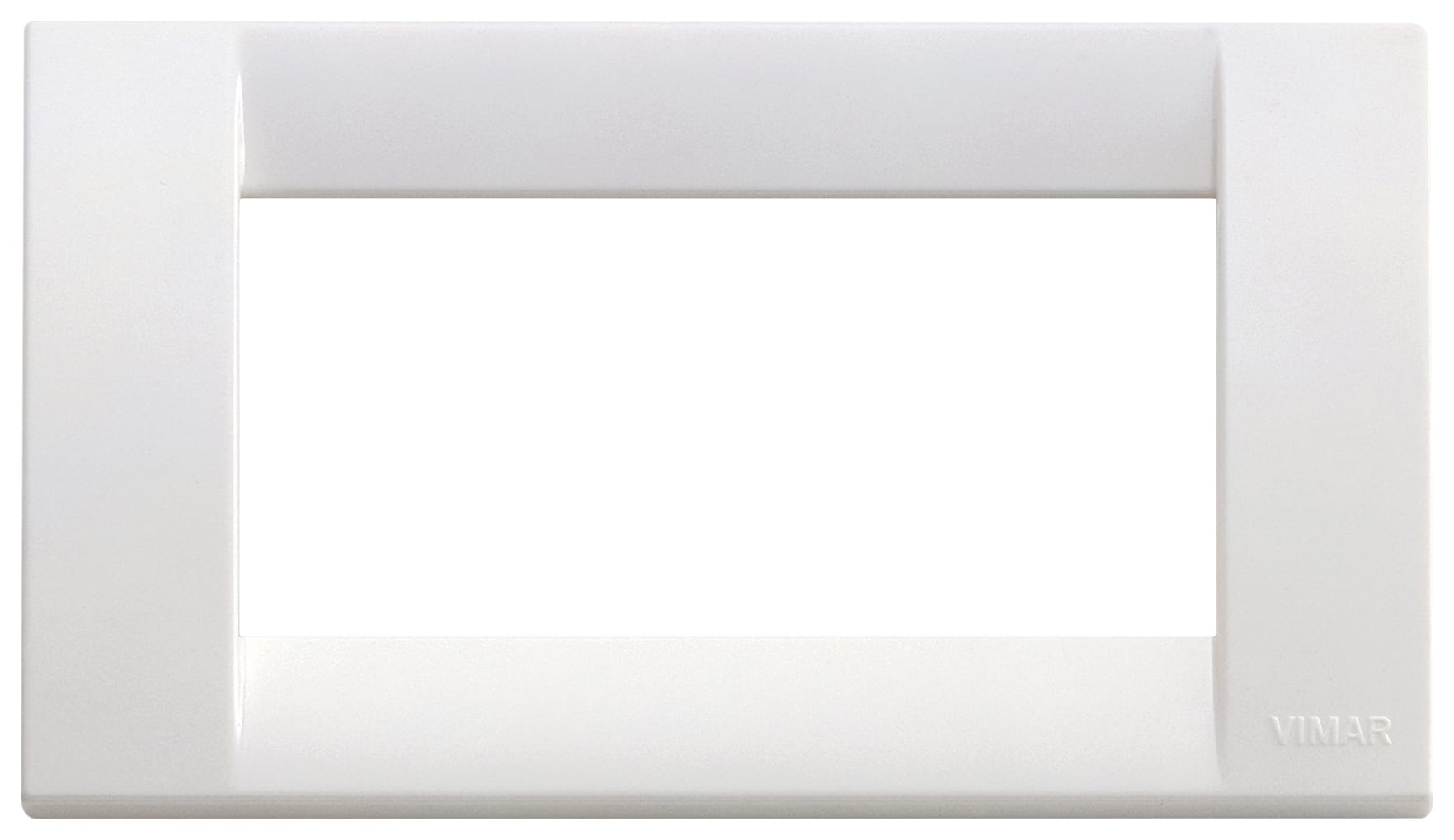 VIMAR SPA - VIW16744.01 Placca Classica 4M bianco brillante