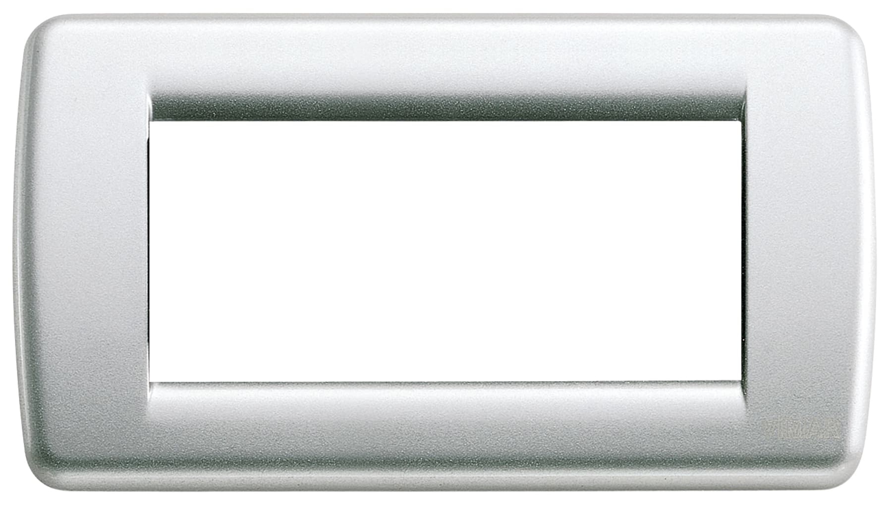 VIMAR SPA - VIW16754.21 PLACCA RONDO 4M ARGENTO METALL.