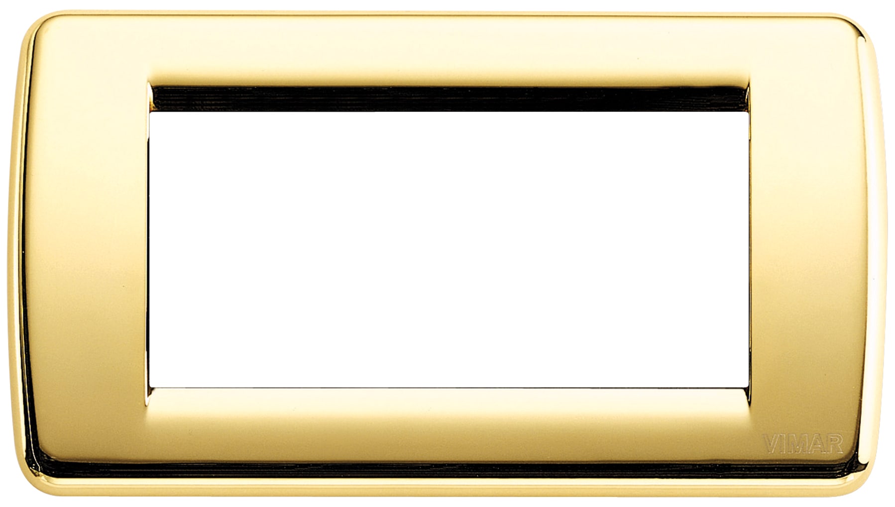 VIMAR SPA - VIW16754.32 PLACCA RONDO 4M ORO LUCIDO