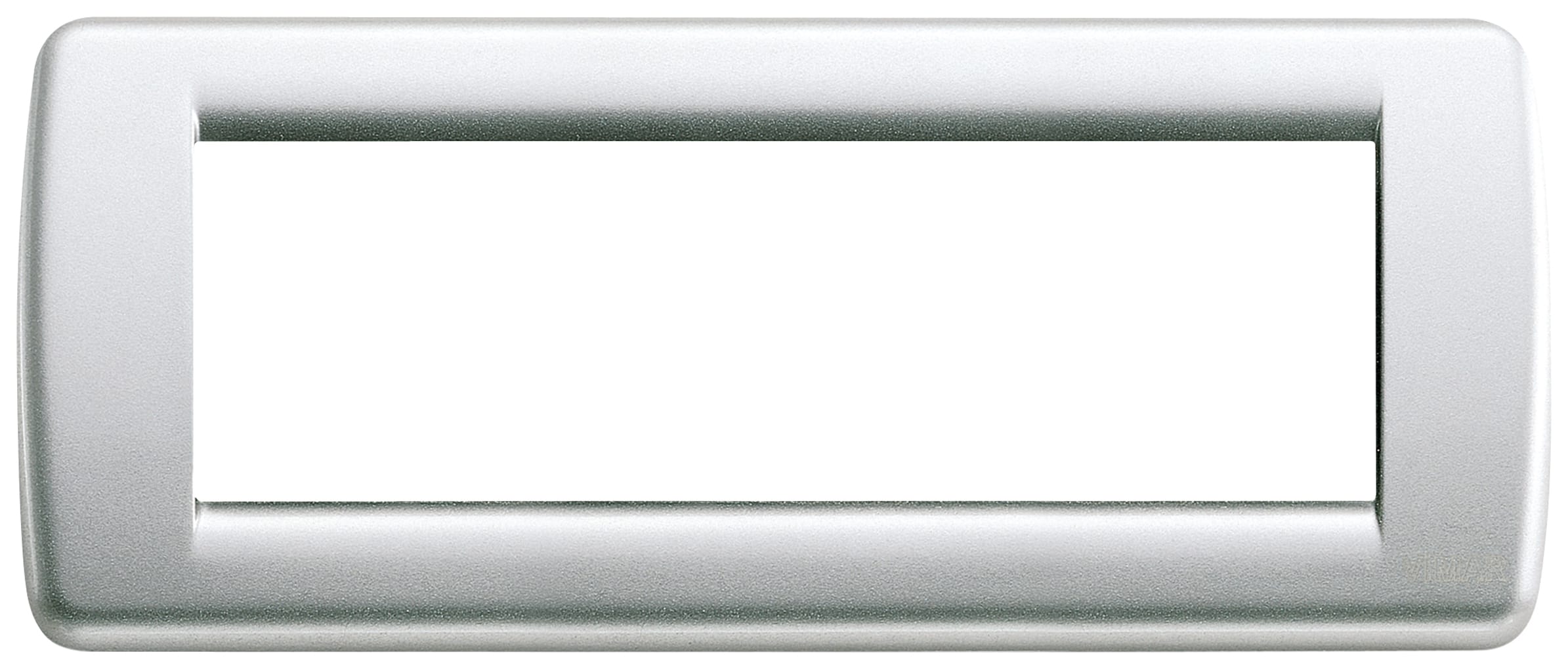 VIMAR SPA - VIW16756.21 PLACCA RONDO 6M ARGENTO METALL.