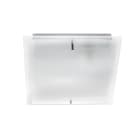 ROSSINI - RSS1678-30 PLAFONIERA BIANCA/VETRO SERIGRAFATO E27