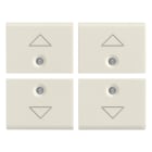 VIMAR SPA - VIW16841.3.B Quattro mezzi tasti 1M freccia bianco