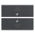 VIMAR SPA - VIW16842.3 Due mezzi tasti 2M simb. freccia grigio