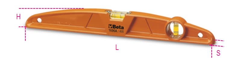BM SPA - BMM016960110 LIVELLE IN ALLUM BASE RETTIFICATA A/1000