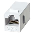 ELCART DISTRIBUTION - ERT401371200 ACCOPP.KEYSTONE CAT6 BIANCO F/F