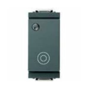 VIMAR SPA - VIW17010.L PULSANTE 1PNO 10A GENERICO LUM.SO GRIGIO