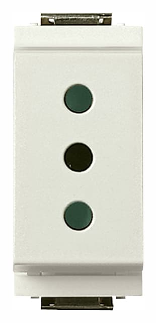VIMAR SPA - VIW17031.B PRESA 2P+T 10A P11 BIANCO