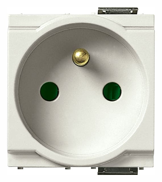 VIMAR SPA - VIW17042.B Presa SICURY 2P+T 16A francese bianco
