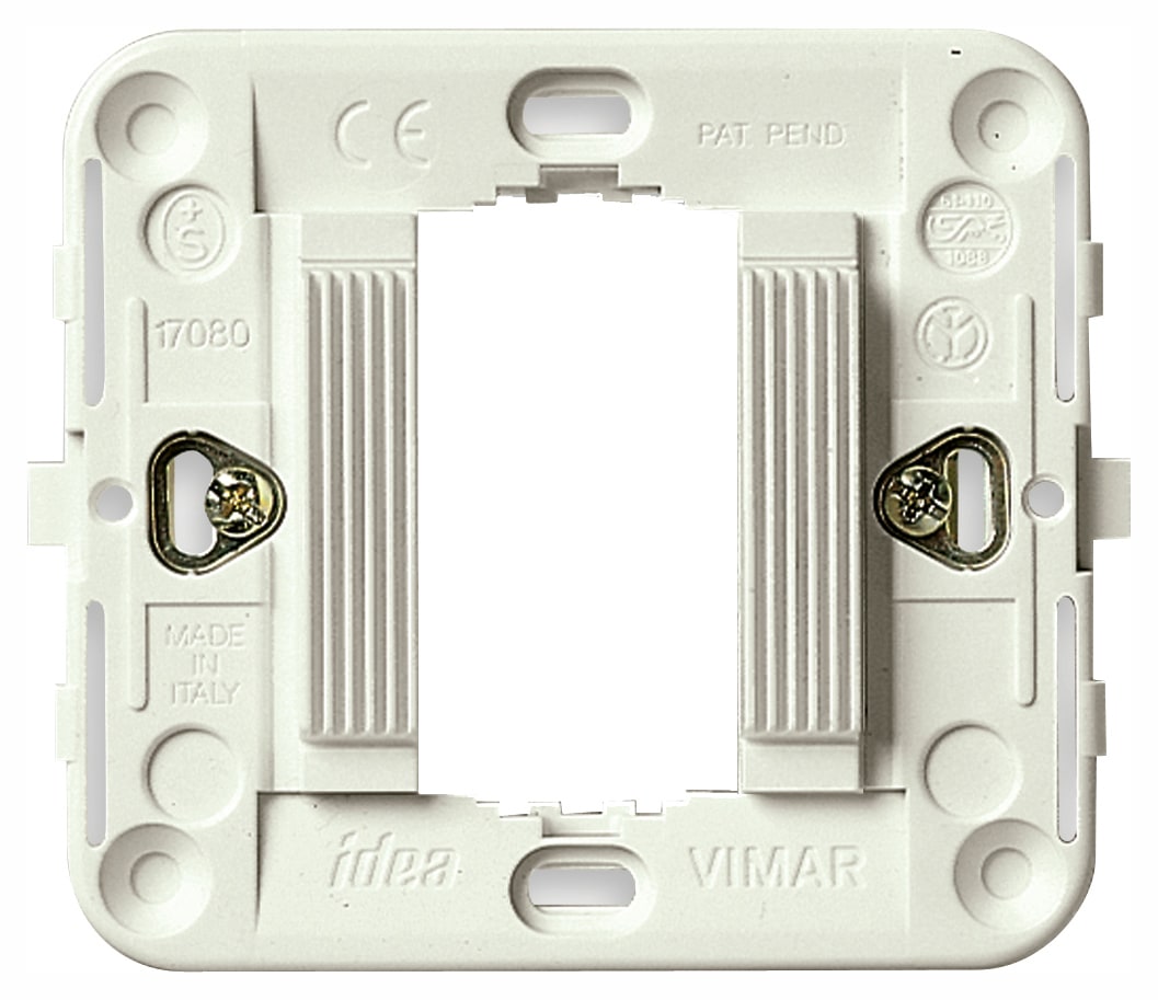 VIMAR SPA - VIW17081.B SUPPORTO RIGATO 1M +GRIFFE BIANCO