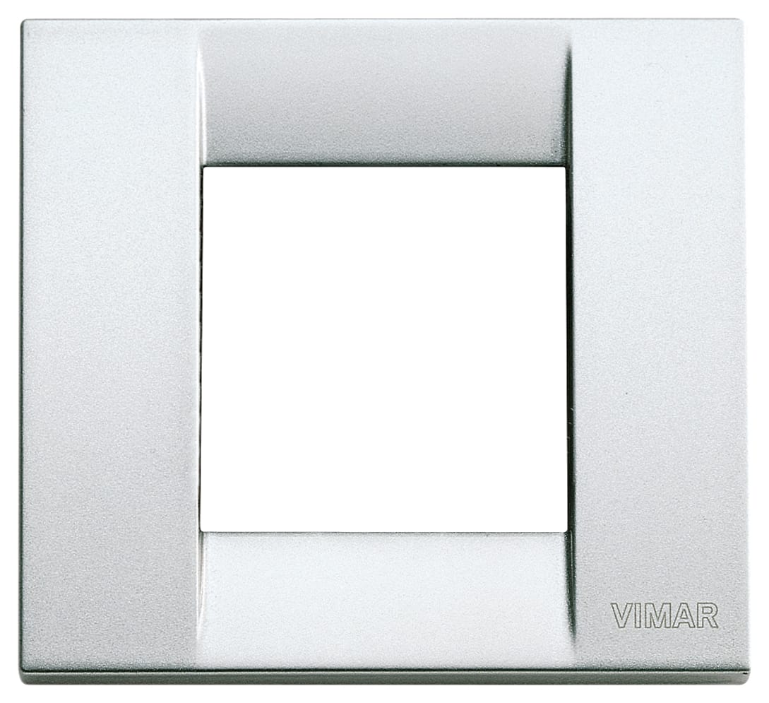 VIMAR SPA - VIW17092.21 Placca Classica 1-2M argento met.