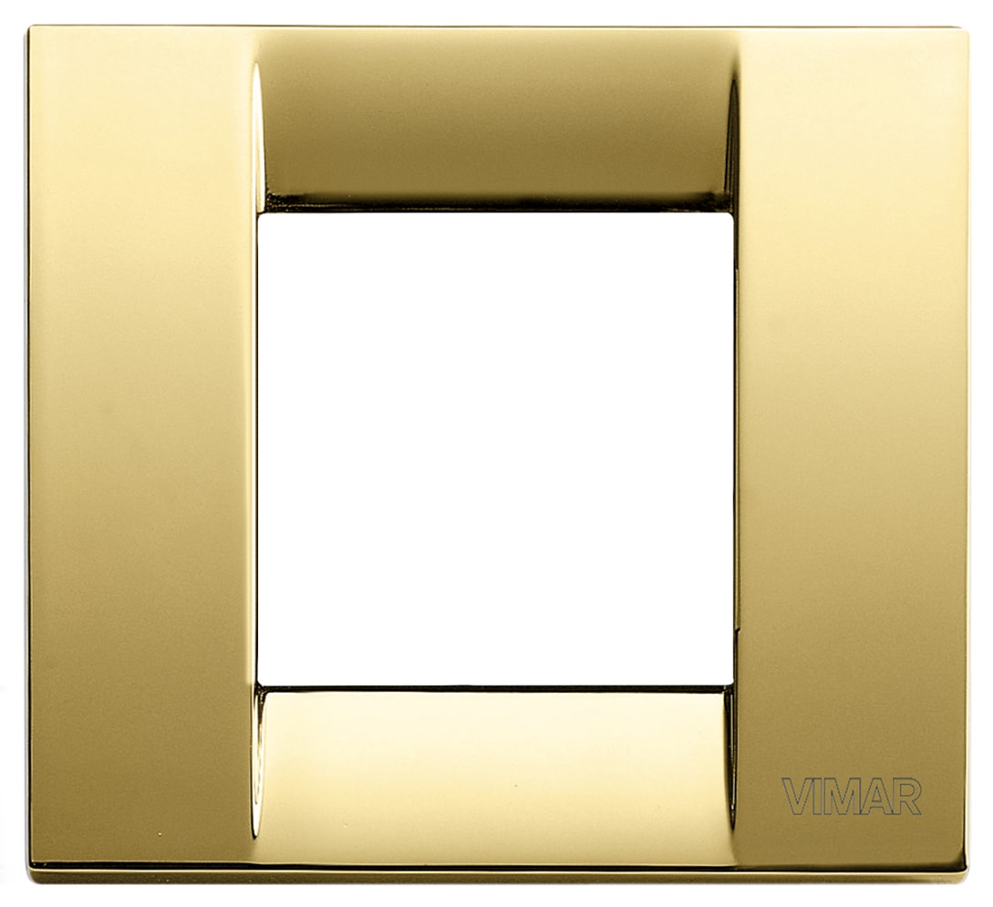 VIMAR SPA - VIW17092.32 PLACCA CLASSICA 1-2M ORO LUCIDO