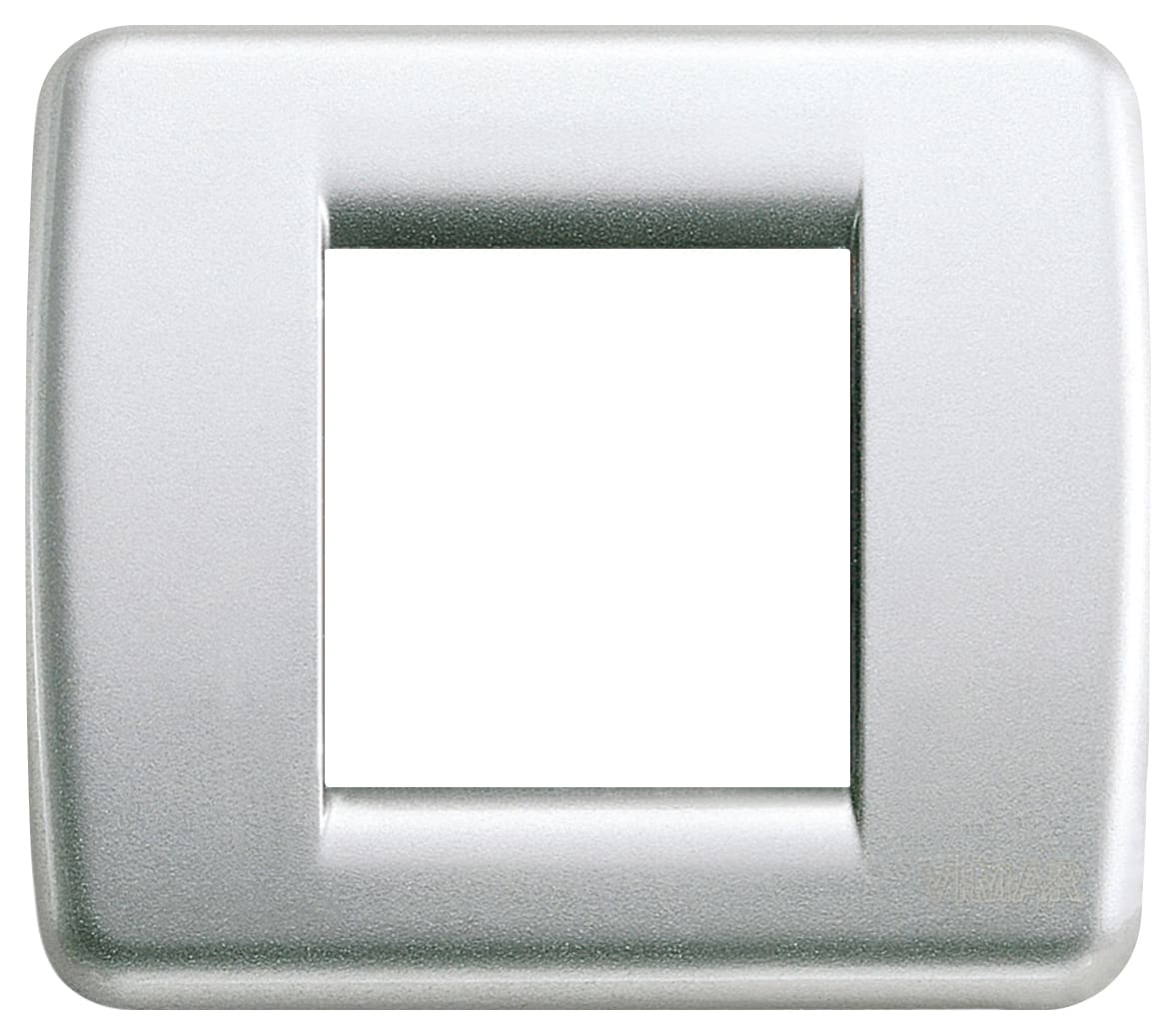 VIMAR SPA - VIW17093.21 PLACCA RONDO 1-2M ARGENTO MET.