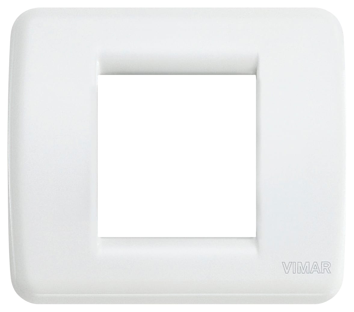 VIMAR SPA - VIW17098.01 PLACCA RONDO 1-2M BIANCO BRILL.