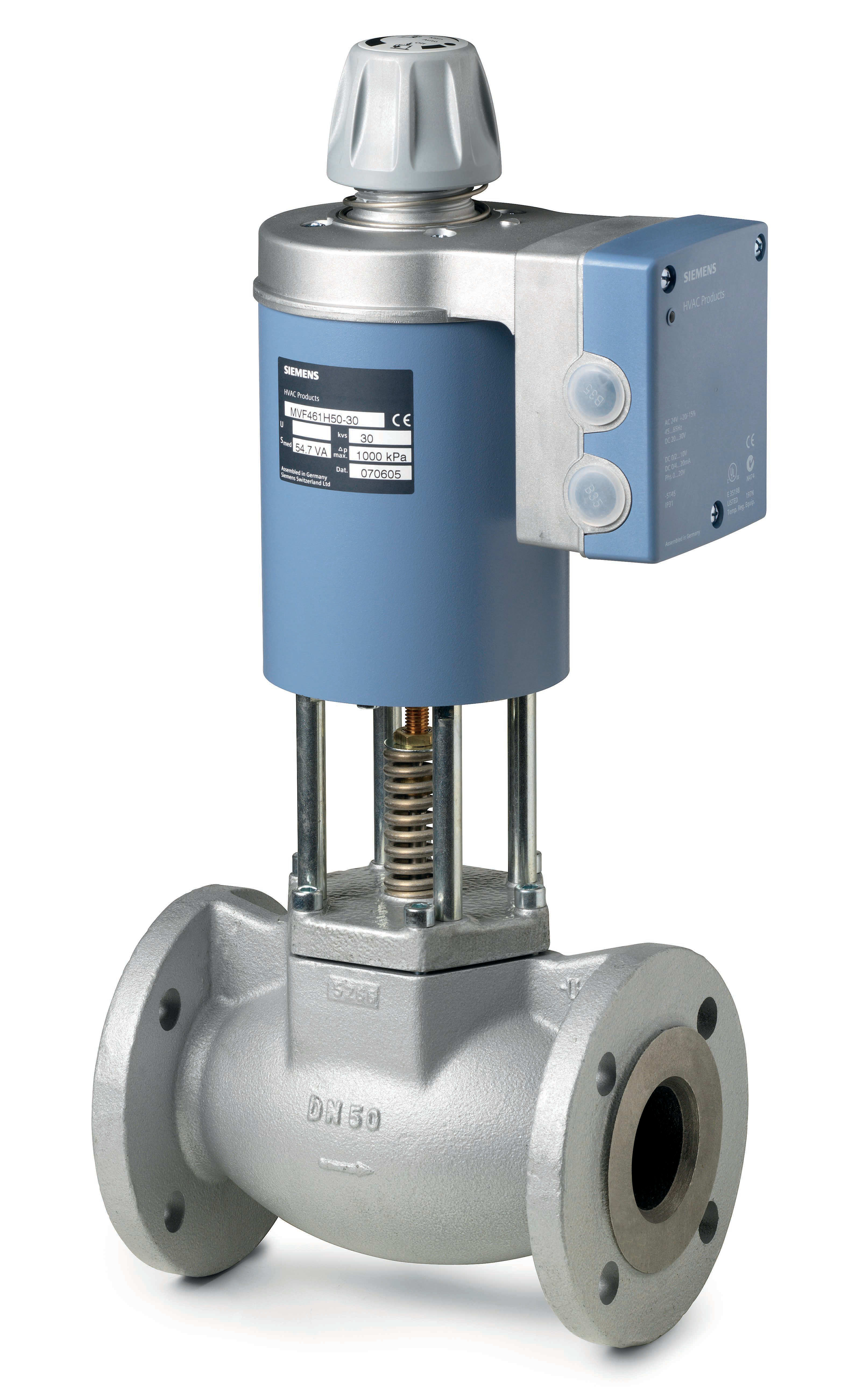 SIEMENS - BUILDING T - BCTBPZ:MVF461H32-12 VALVOLA MAGNETICA 2 VIE DN32